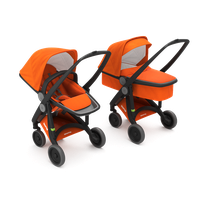 Greentom Upp 2in1 Zwart-Oranje