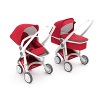Greentom Upp 2in1 Wit-Rood