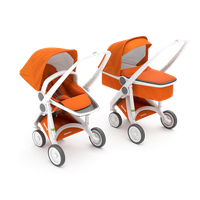 Greentom Upp 2in1 Wit-Oranje