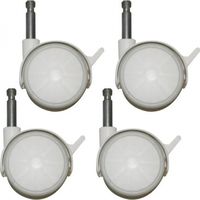 Bopita Set Wieltjes (4) Met Rubber - Wit