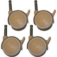 Bopita Set Wieltjes (4) Met Rubber - Beige