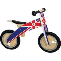 Loopfiets Kurve Union Jack - Kiddimoto