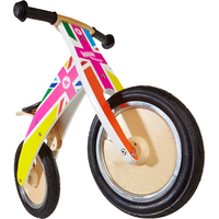 Loopfiets Kurve Union Jack Rainbow - Kiddimoto
