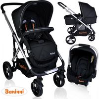 Baninni Kinderwagen Nobel 3 in 1 BN113 Black 