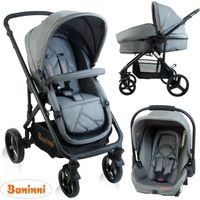 Baninni Kinderwagen Nobel 3 in 1 BN113 Gray