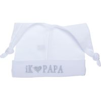 Babymuts "Ik Hartje Papa" - Petit Villain 