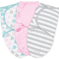 Swaddle Me Premium Small Pink Whale&Pink Spot&Grey Stripe - 3-pack - Summer 