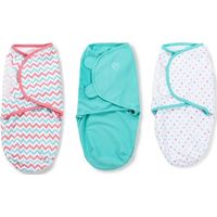 Swaddle Me Premium Small ZigZag Multi & Aqua & Multi Dot - 3-pack - Summer