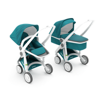 Greentom Upp 2in1 Wit-Petrol